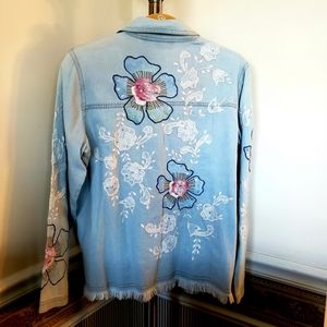 Draper's & Damon's Embroidered Jean Jacket